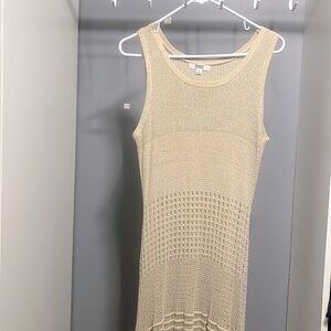 BB Dakota Steve Madden , Cream/tan crochet dress. (Large)